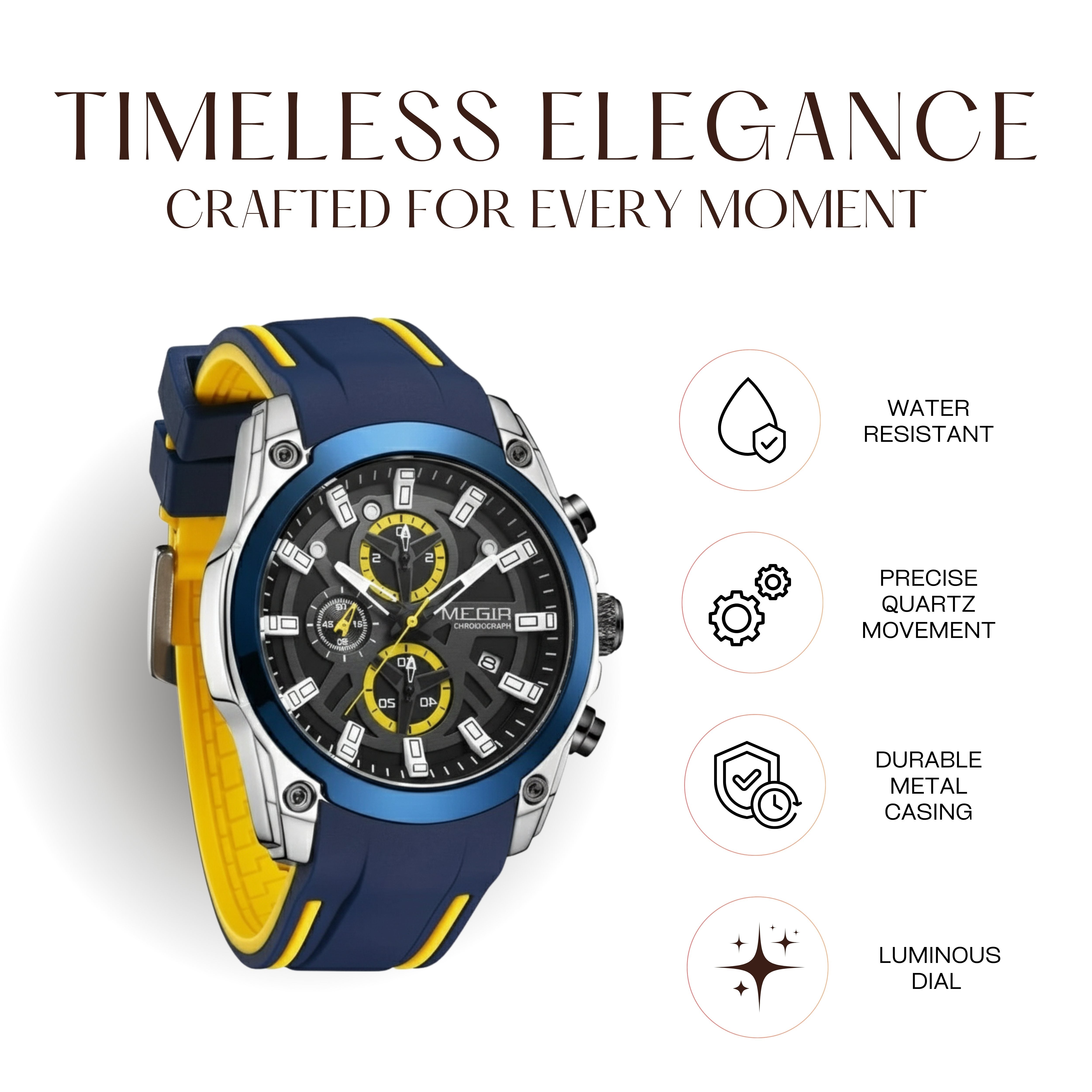 Edward Watches – Scratchproof Adventure Watch for Active Men