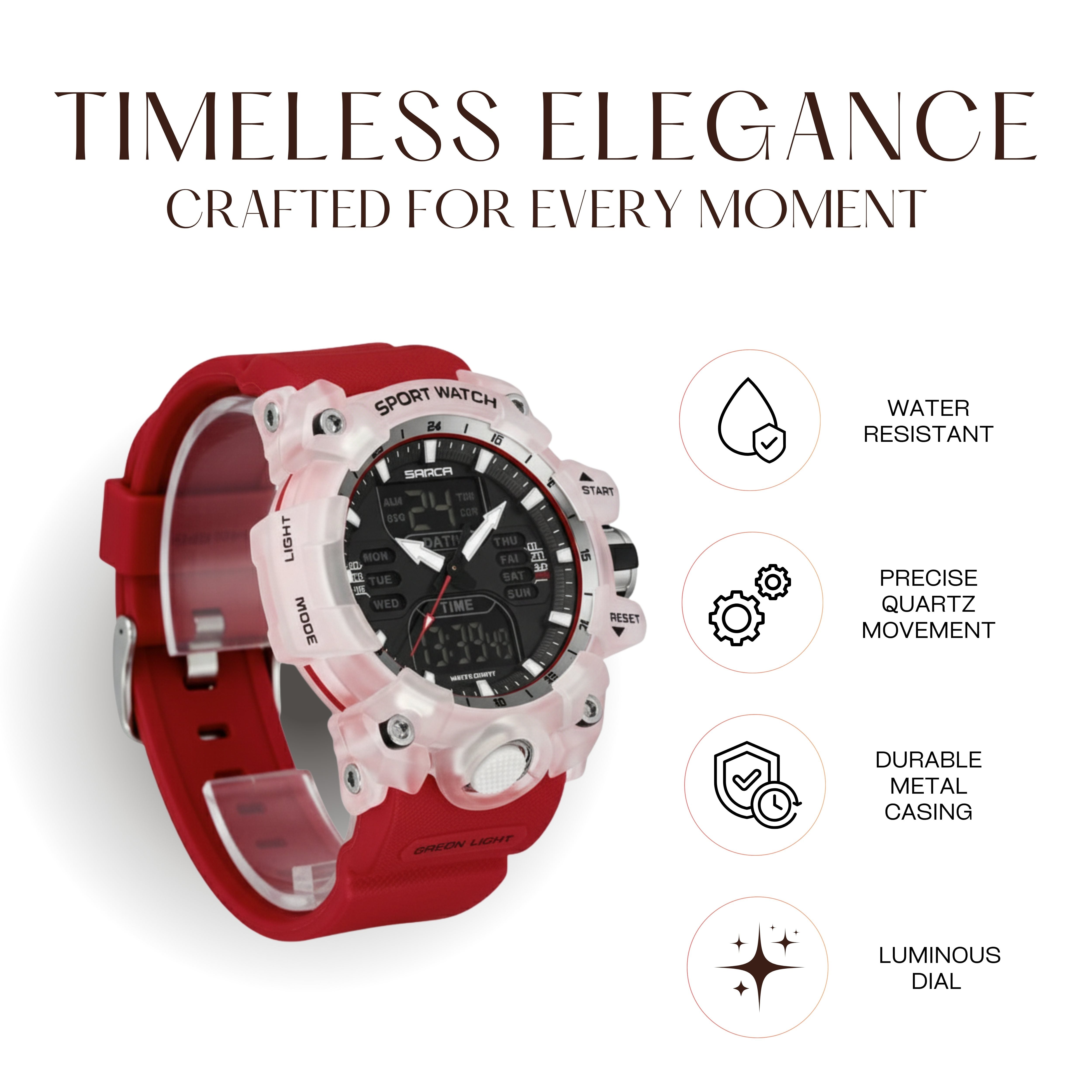 Edward Watches – Waterproof Sports Watch for Everyday Use