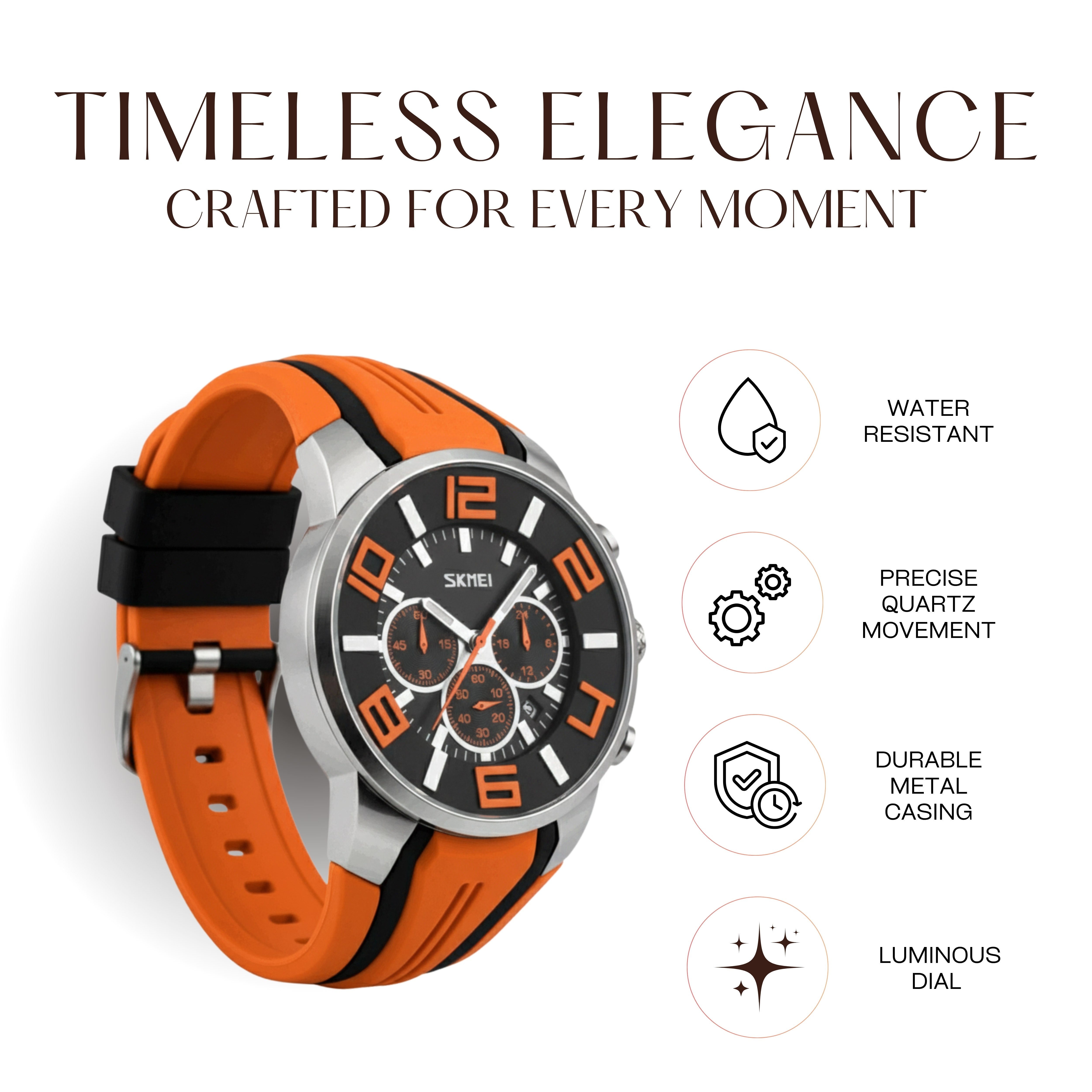 Edward Watches– Durable Sports Watch for Active Men