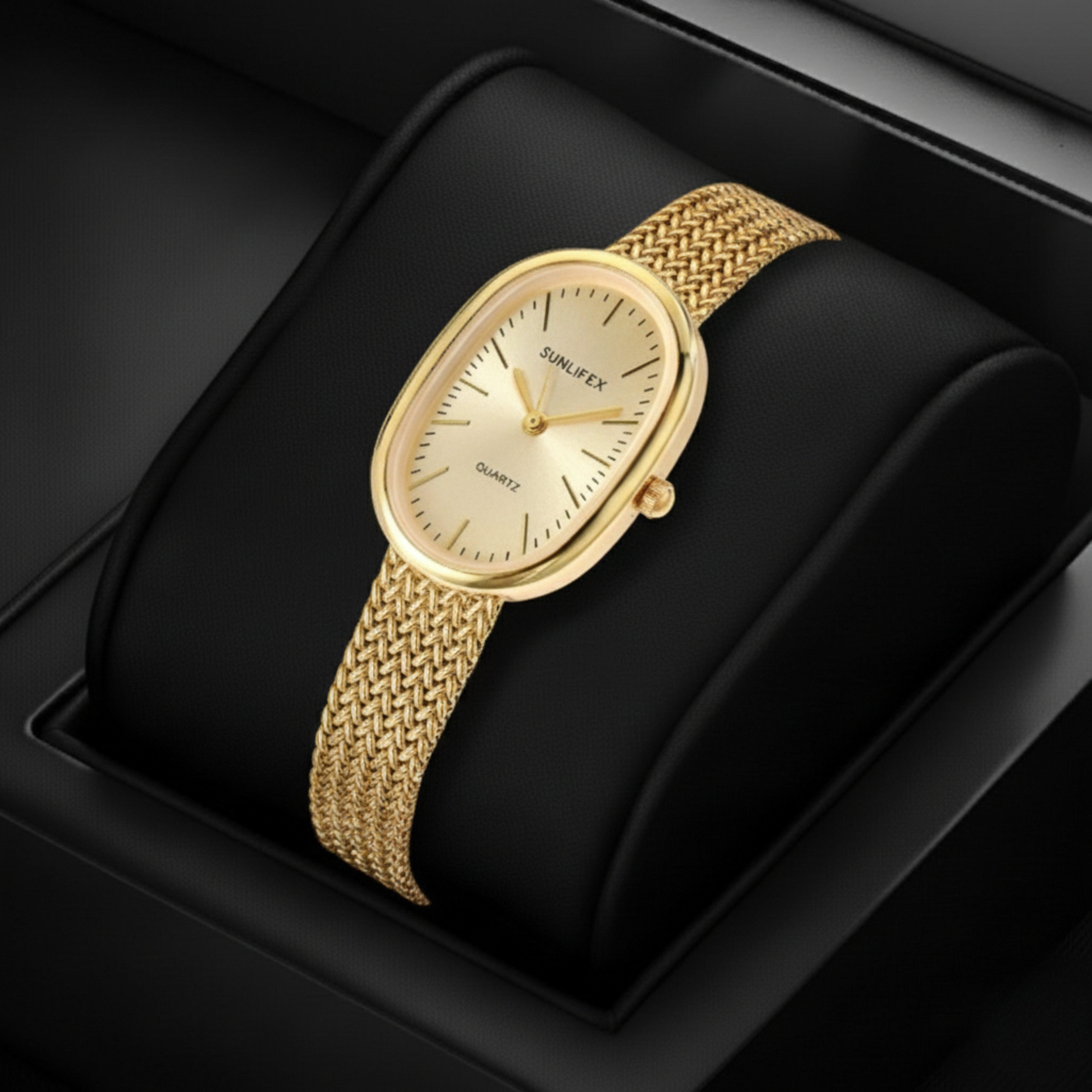 Edward Watches – Exquisite Oval Dial Watch for Elegant Women