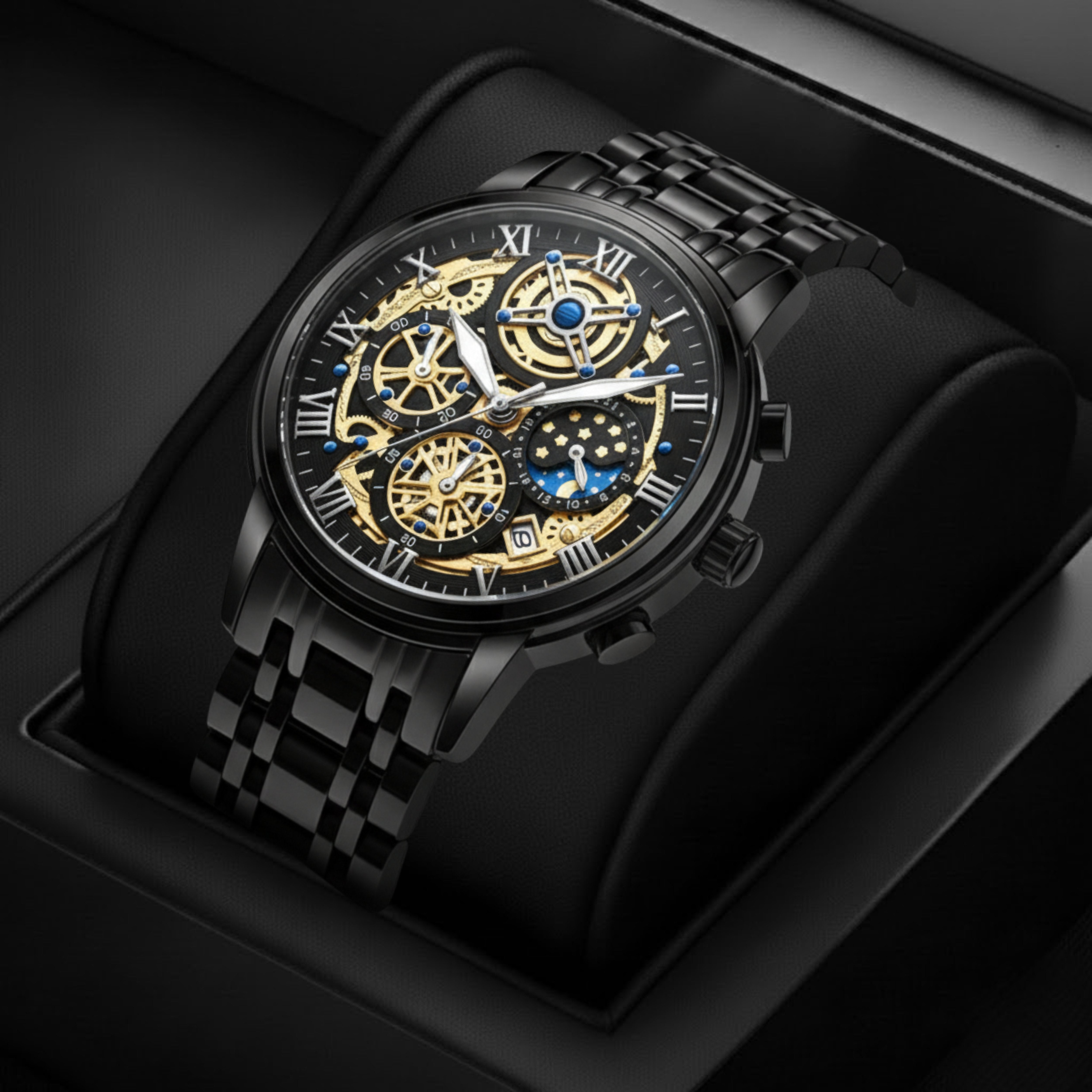 Edward Watches – High-Precision Quartz Chronograph Watch for Men