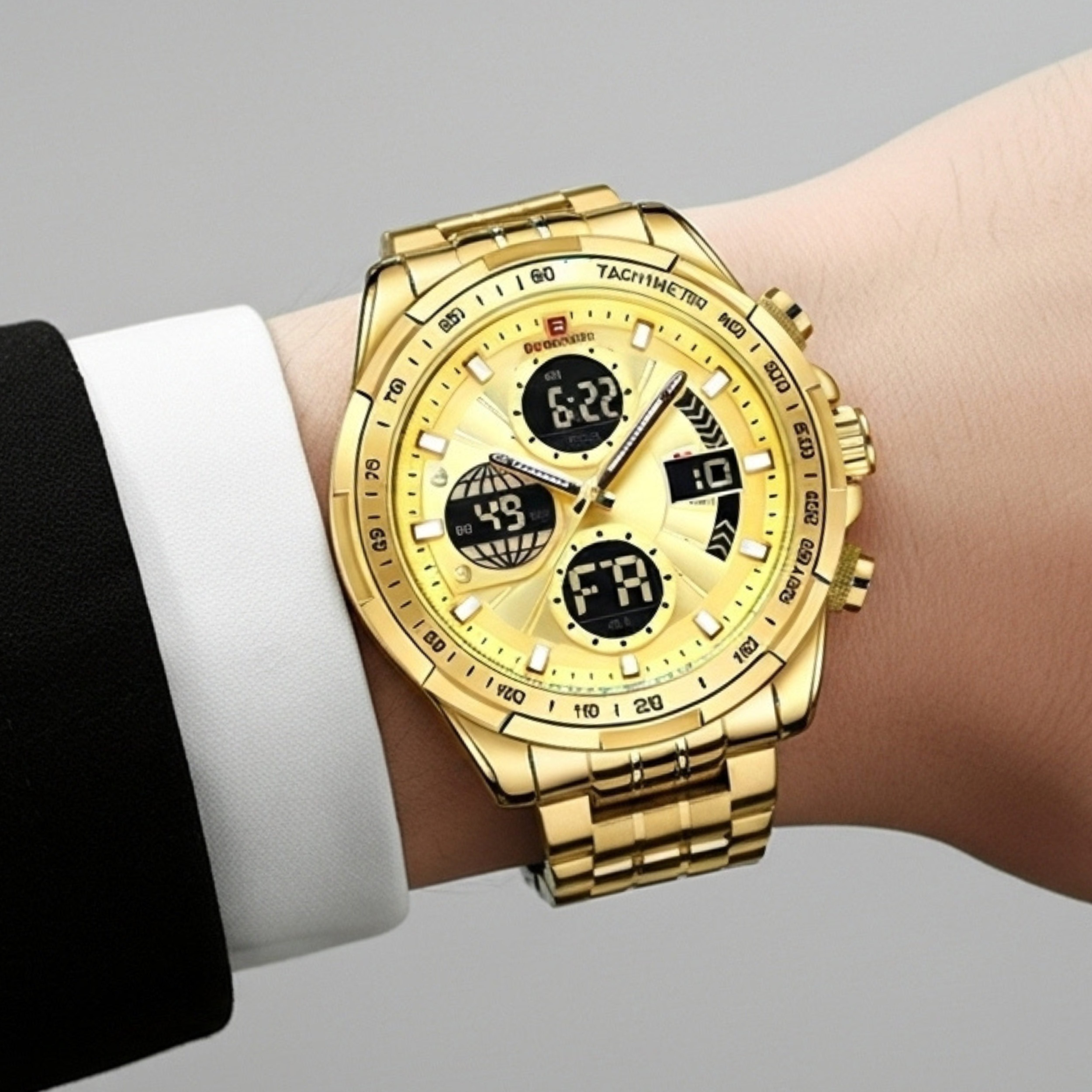 Edwards Watch – Nautical-Style Stainless Steel Watch for Men