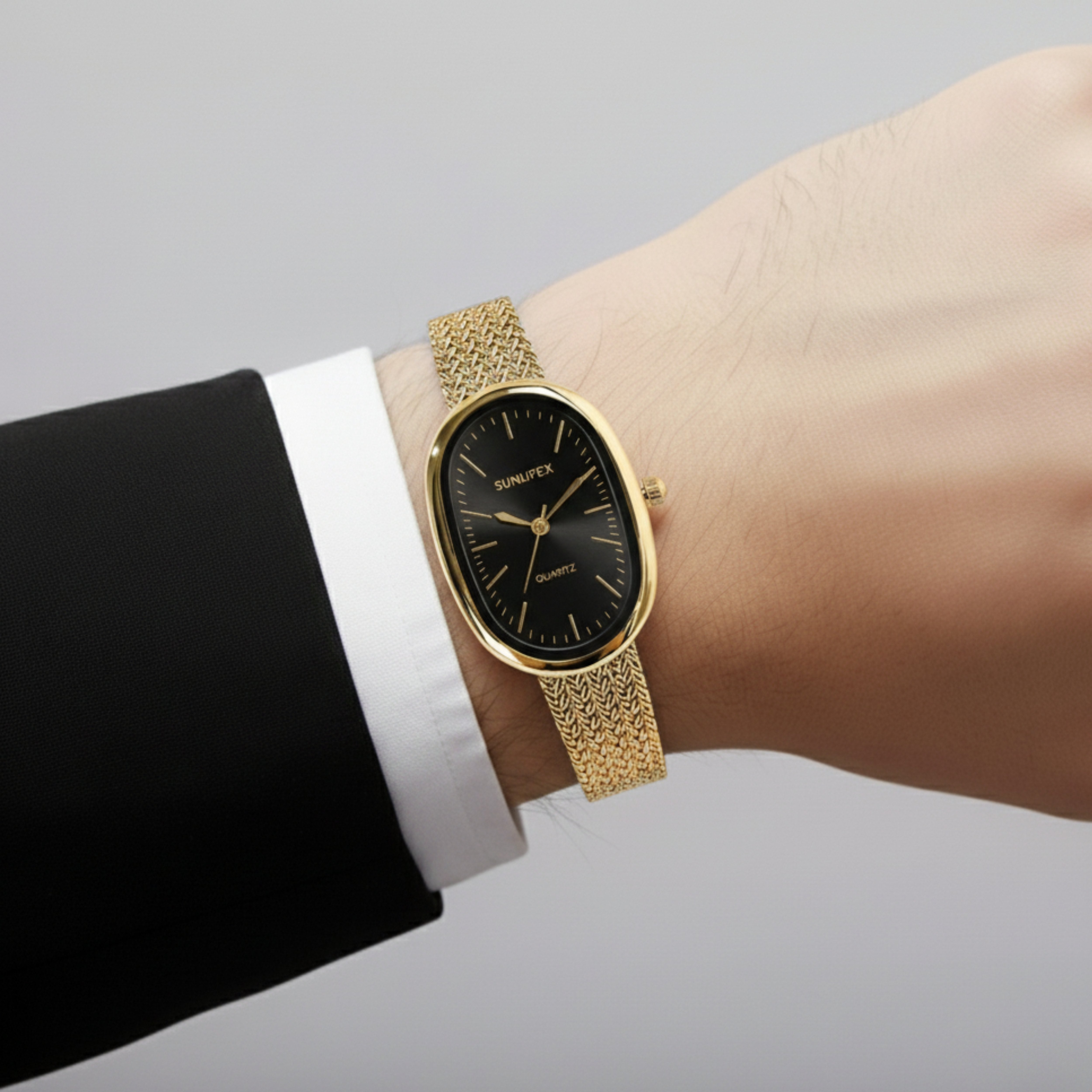 Edward Watches – Exquisite Oval Dial Watch for Elegant Women