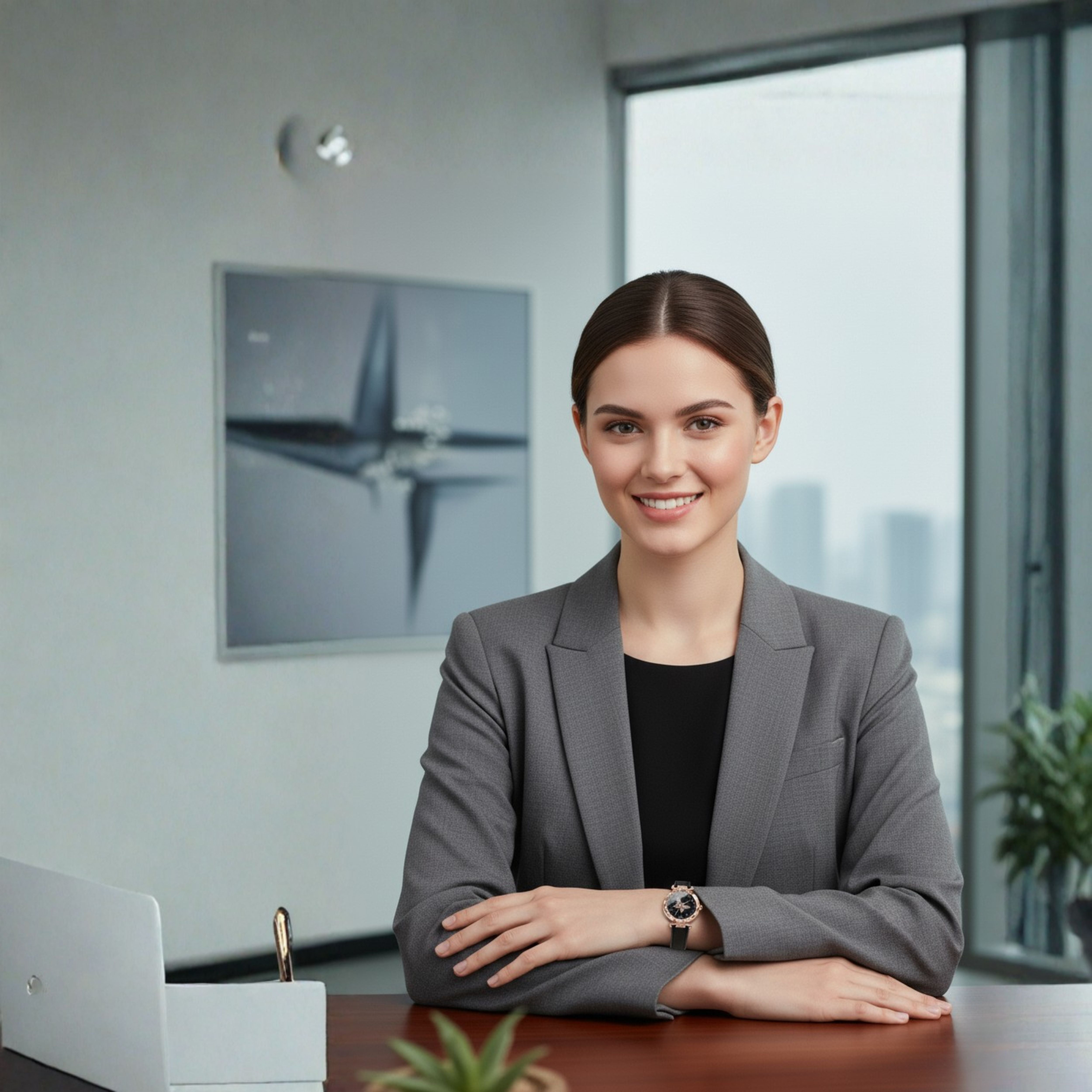 Edward Watches – Diamond Petal Quartz Watch Set for Women