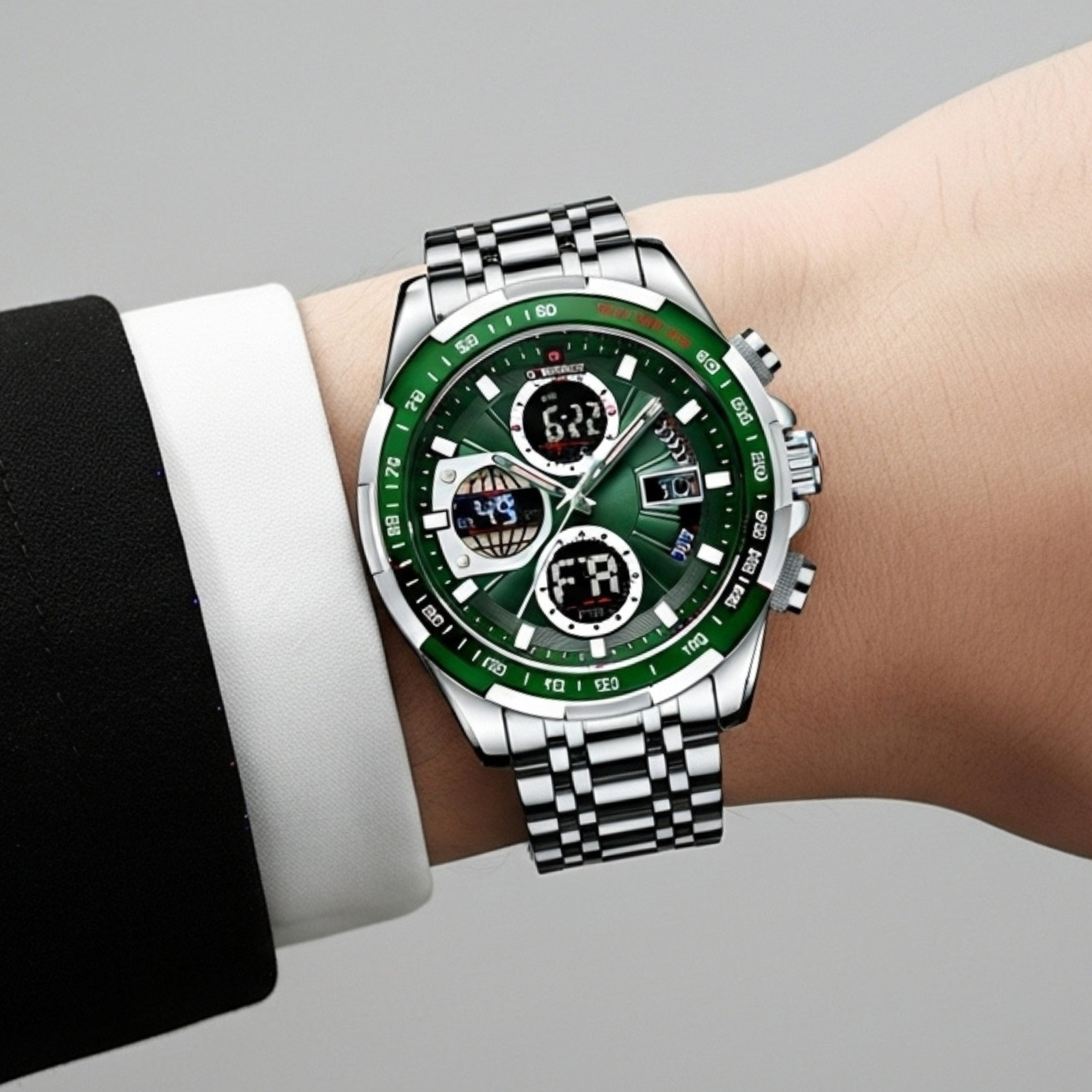 Edwards Watch – Nautical-Style Stainless Steel Watch for Men